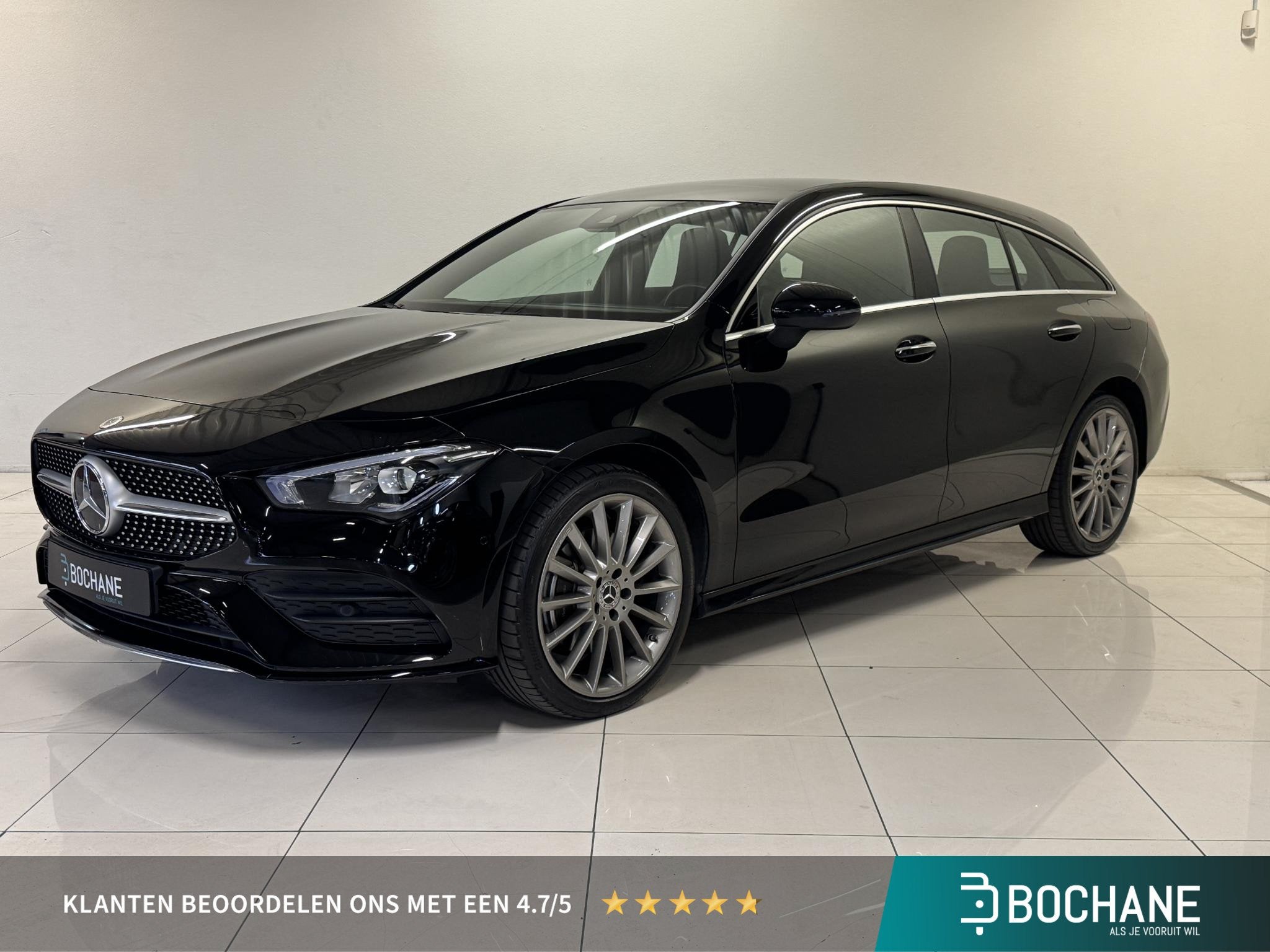 Mercedes CLA Shooting Brake 250 e AMG Line | Pano | SOH 99%, Auto's, CLA, Gebruikt, 4 cilinders, Leder en Stof