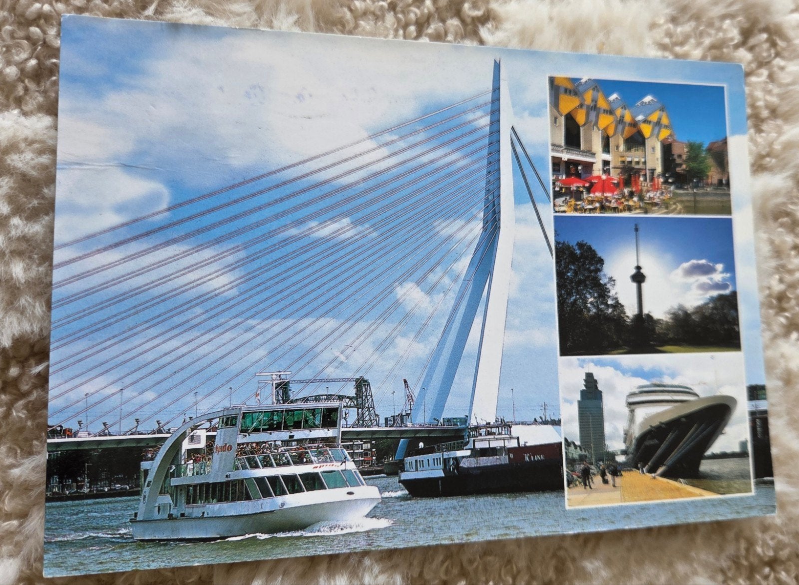 Rotterdam - Erasmusbrug, Kubuswoningen, Euromast, Verzamelen, Verzenden, 1980 tot heden, Gelopen, Zuid-Holland