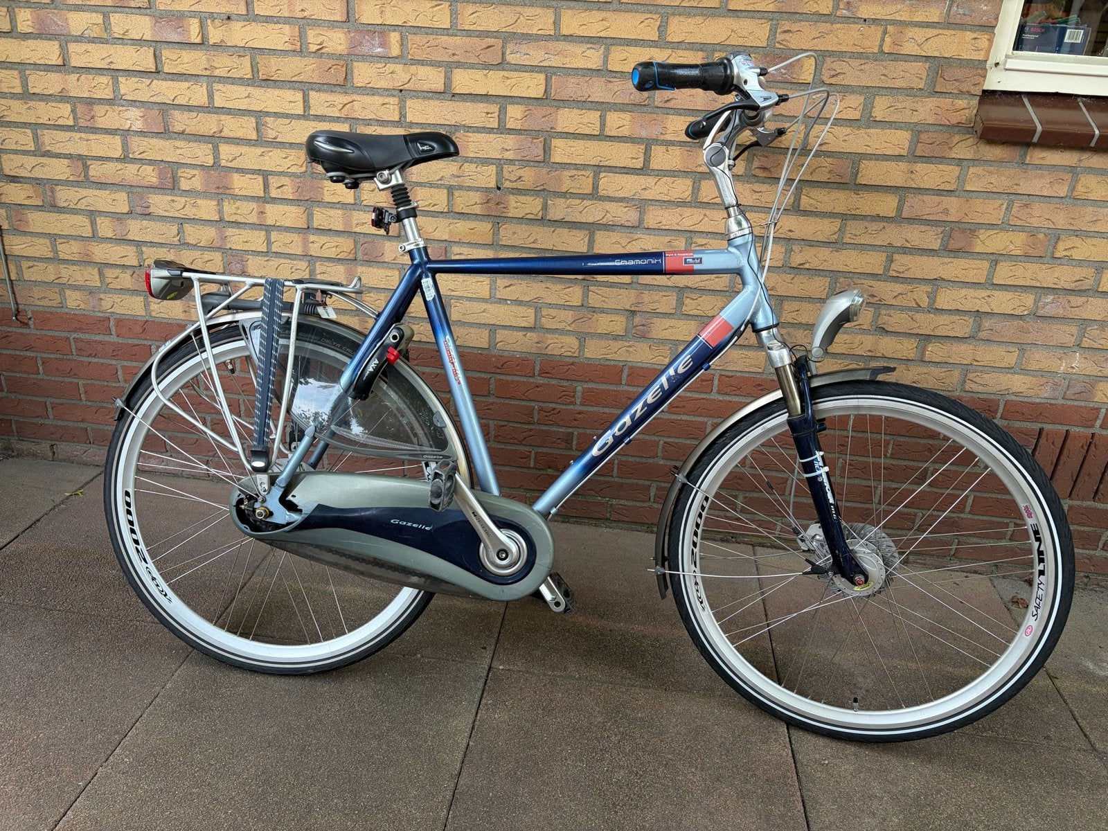 Gazelle Chamonix Herenfiets, Ophalen, Gebruikt, Versnellingen, 61 tot 65 cm