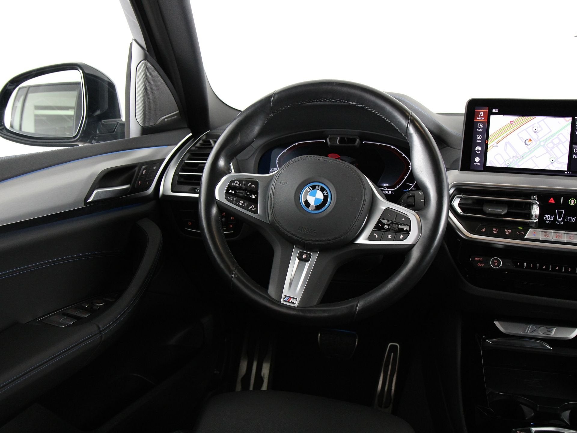BMW iX3 High Executive 80 kWh M-Sport (bj 2023, automaat), Auto's, BMW, Automaat, Achterwielaandrijving, Gebruikt, 750 kg
