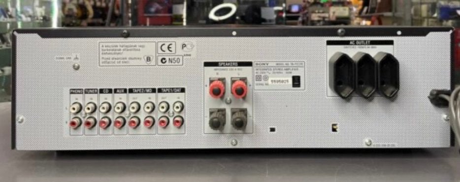 Sony TA-FE370 Geïntegreerde Stereo Versterker, Ophalen, Zo goed als nieuw, 60 tot 120 watt, Sony