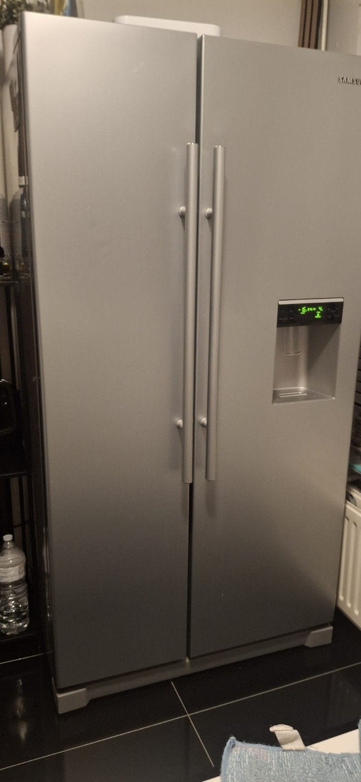 Samsung Amerikaanse Koelkast met Vriezer en Waterdispenser, Witgoed en Apparatuur, Gebruikt, 200 liter of meer, 60 cm of meer