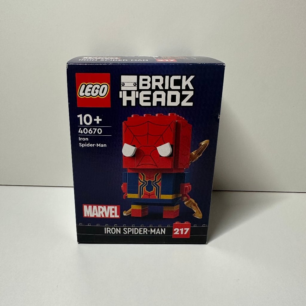 LEGO BrickHeadz - 40670 Iron Spider-Man, Compleet, Marvel, Lego, Ophalen of Verzenden