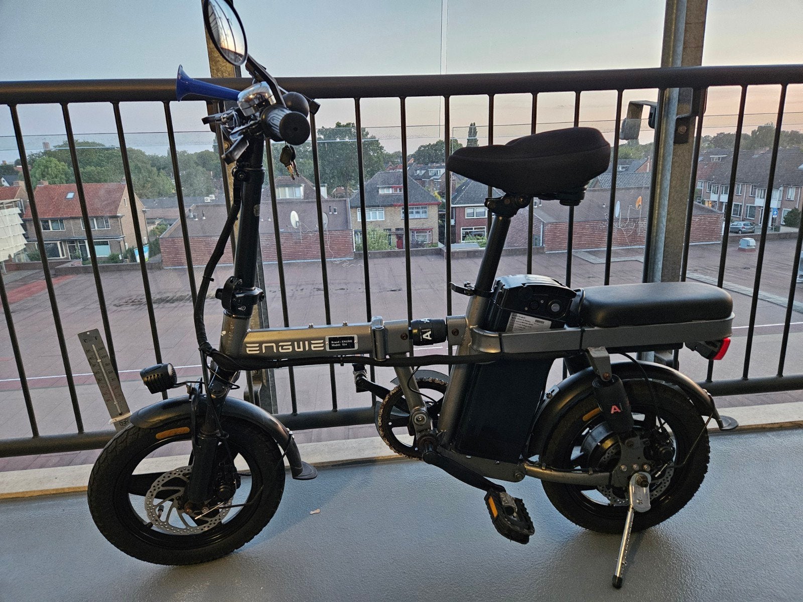 Elektrische vouwfiets ENGWE T14 250W Folding Electric bike, Fietsen en Brommers, Heren, 14 tot 16 inch, Zo goed als nieuw, Totaal opvouwbaar