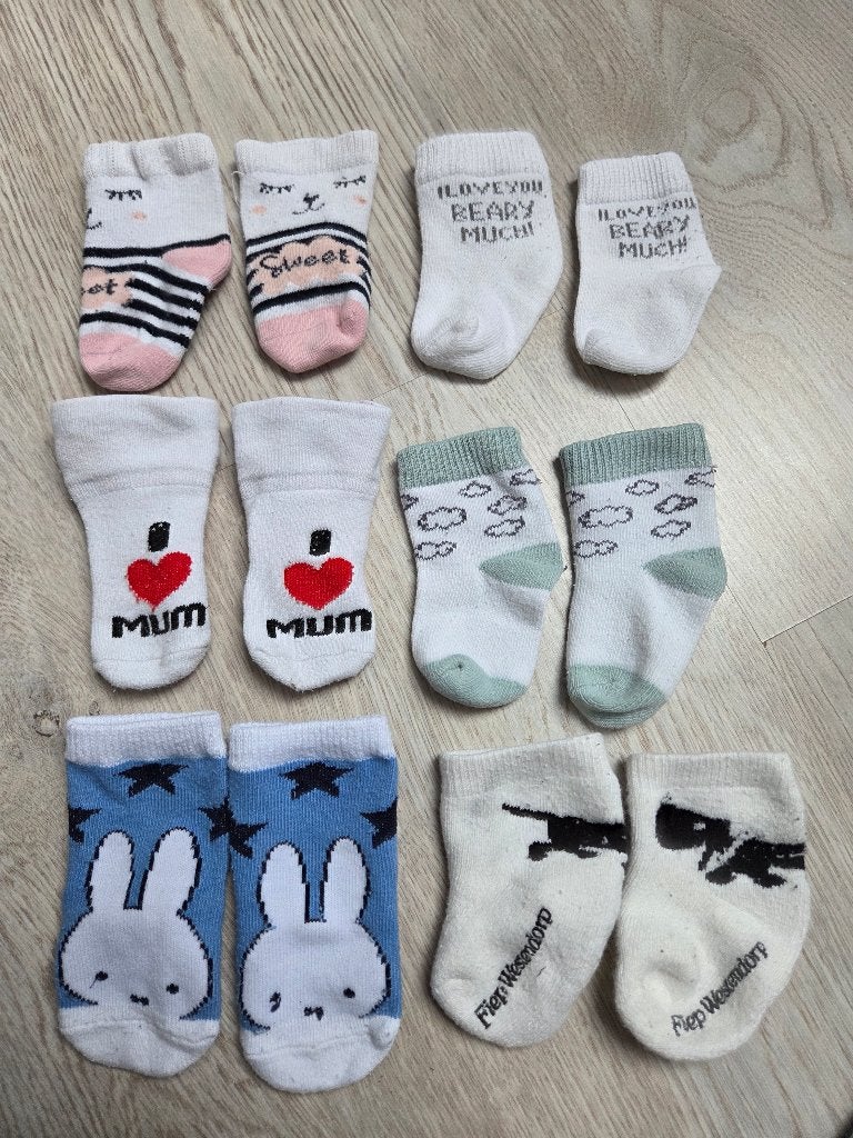 Babysokjes, Ophalen of Verzenden, Zo goed als nieuw, Jongetje of Meisje, Sokjes