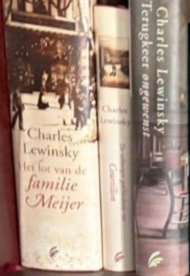 3 boeken van Charles Lewinsky: Het lot van de familie Meijer, Verzenden, Zo goed als nieuw