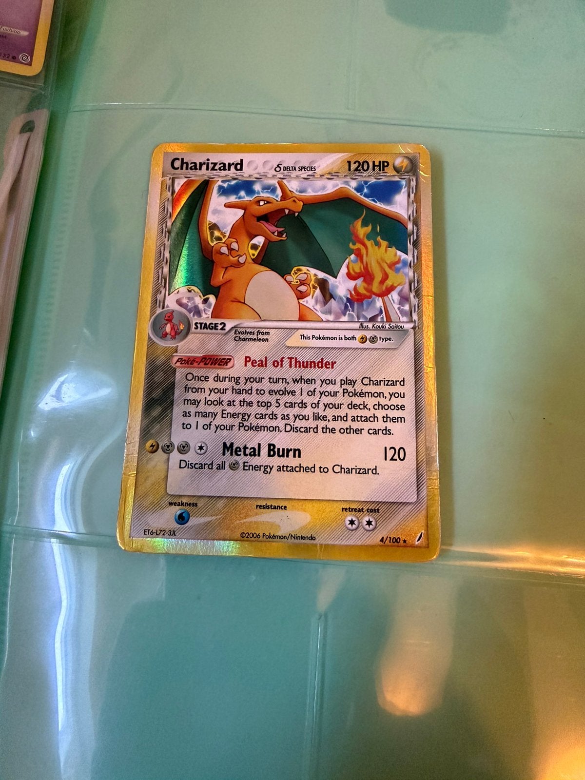 Charizard delta species, EX era, Ophalen of Verzenden, Zo goed als nieuw
