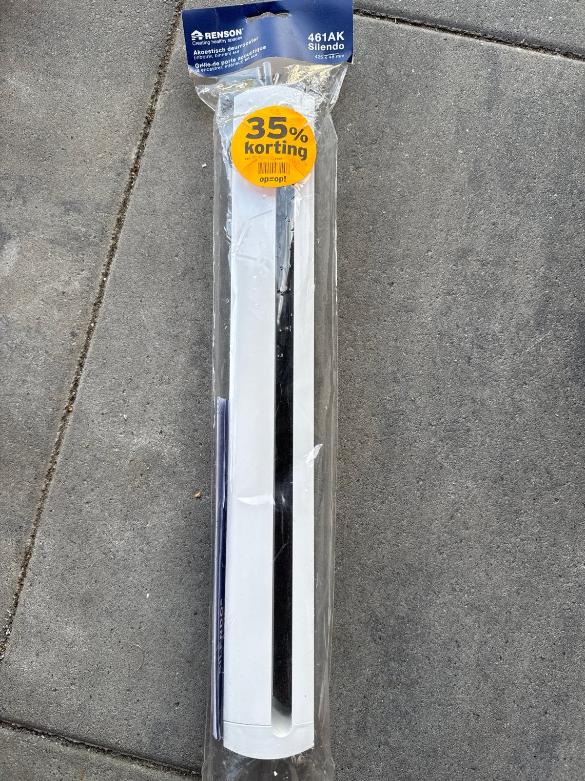 Renson 461AK Silendo akoestisch deurrooster - Nieuw, Ophalen, Minder dan 80 cm, Binnendeur, Minder dan 200 cm