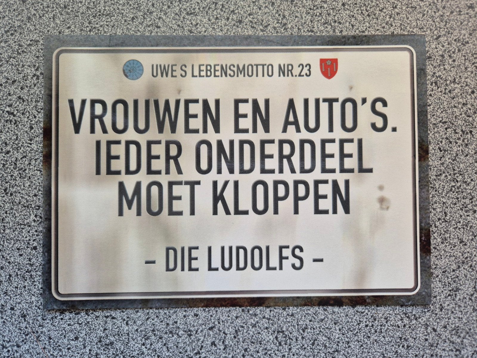 Boomerang Ansichtkaart - Die Ludolfs - Vrouwen en Auto's, Ophalen of Verzenden, 1980 tot heden, Ongelopen