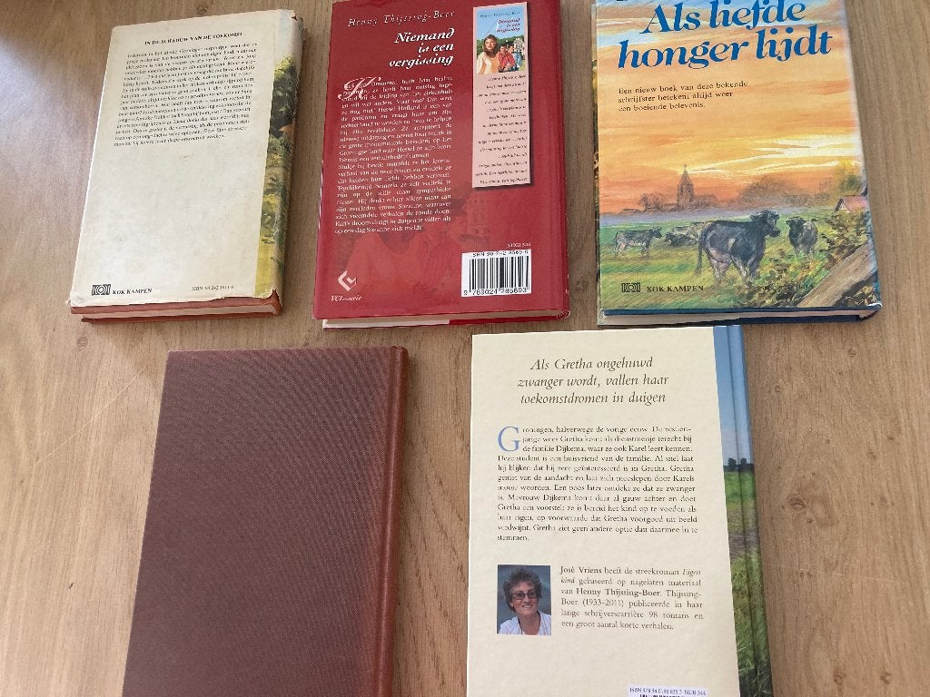 5 boeken Henny Thijssing-Boer, Ophalen of Verzenden, Gelezen, Noord-Brabant