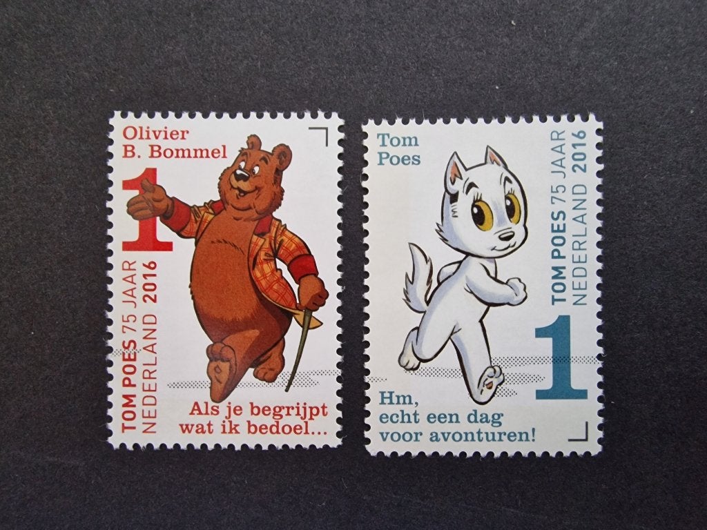 2016 NVPH 3426-3427 Tom Poes en Ollie B. Bommel. Postfris., Ophalen of Verzenden, Na 1940, Postfris