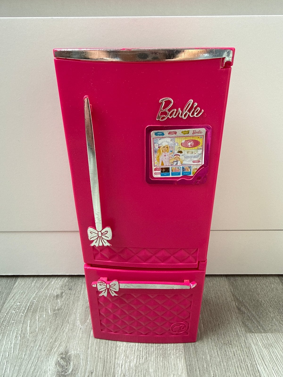 Barbie Koelkast - Roze Speelgoed Koelkast, Ophalen of Verzenden, Gebruikt, Barbie