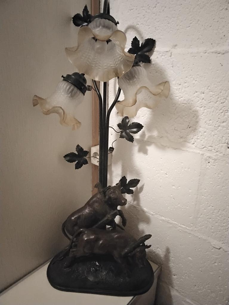 Schemerlamp., Ophalen