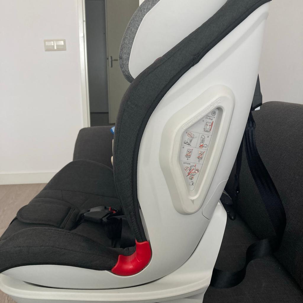 Kinderkraft autostoel 9–36 kg / meegroei autostoel, Autogordel of Isofix, Zo goed als nieuw, 9 t/m 36 kg, Verstelbare rugleuning