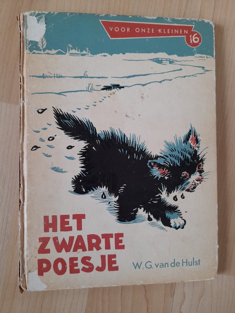HET ZWARTE POESJE WG van de Hulst Voor onze kleinen deel 16, Ophalen of Verzenden, Gelezen, Fictie algemeen