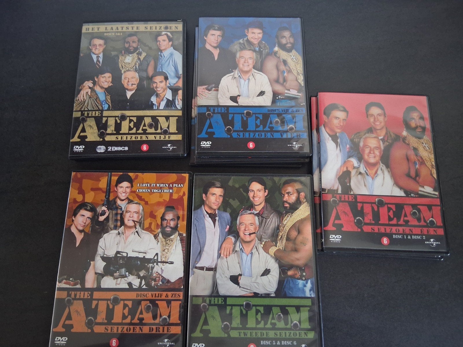 The A-Team Complete Serie DVD Boxset (Seizoen 1-5), Nederlands, Ophalen of Verzenden, Actie en Avontuur, Vanaf 12 jaar