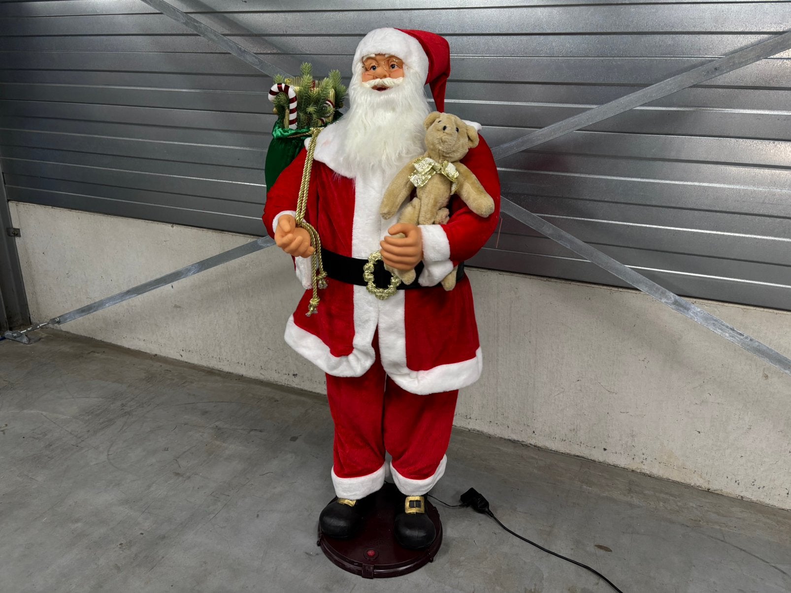 Kerstman animatronic 150 cm, Diversen, Ophalen, Zo goed als nieuw