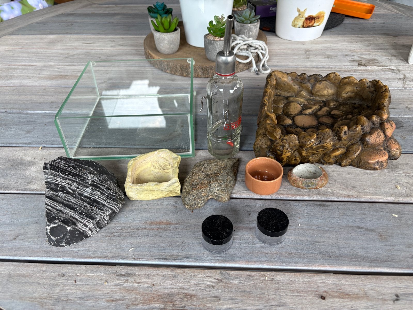Volledige set hamster accessoires, Ophalen of Verzenden, Gebruikt, Loopwiel of Rad