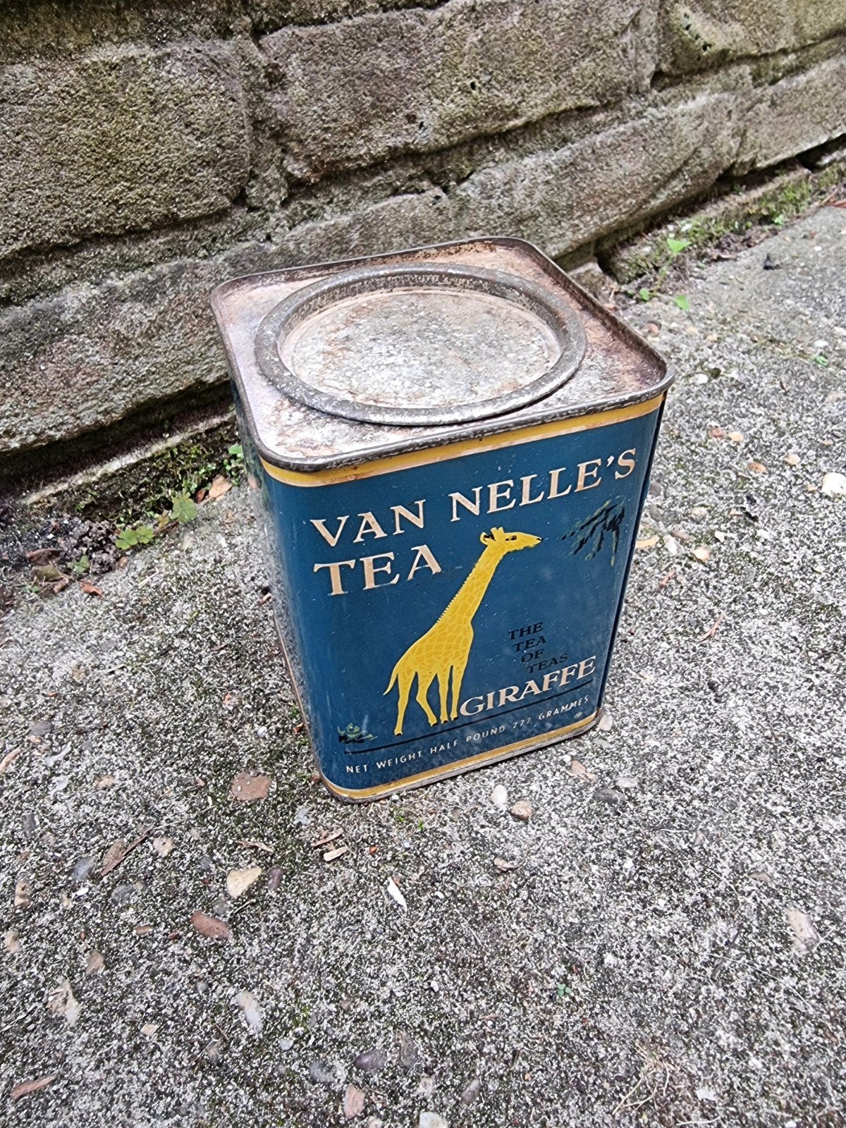 oude van Nelle blikje, Ophalen of Verzenden, Gebruikt, Koffie, Van Nelle