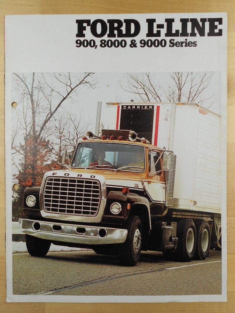 Ford L-Line Brochure 1979 L LN LT LNT LTS 900 8000 9000, Boeken, Ford, Ophalen of Verzenden, Zo goed als nieuw, Ford