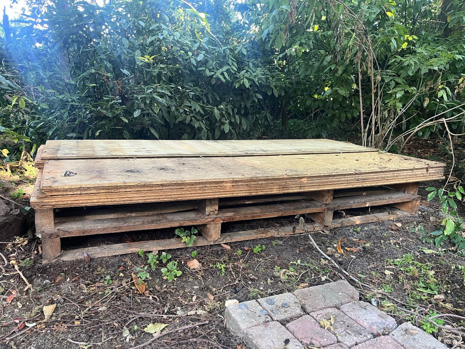 10x OSB Plaatmateriaal 2440x590x18 4 zijdige tong- en groef, Ophalen, Minder dan 25 mm, Overige typen, Zo goed als nieuw