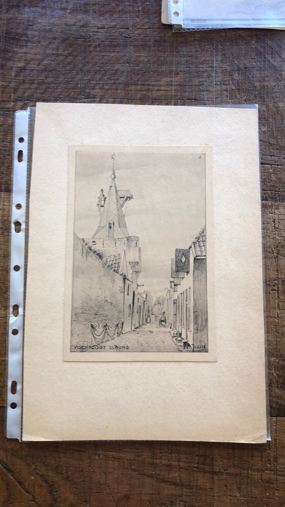 Oude litho, Ophalen of Verzenden