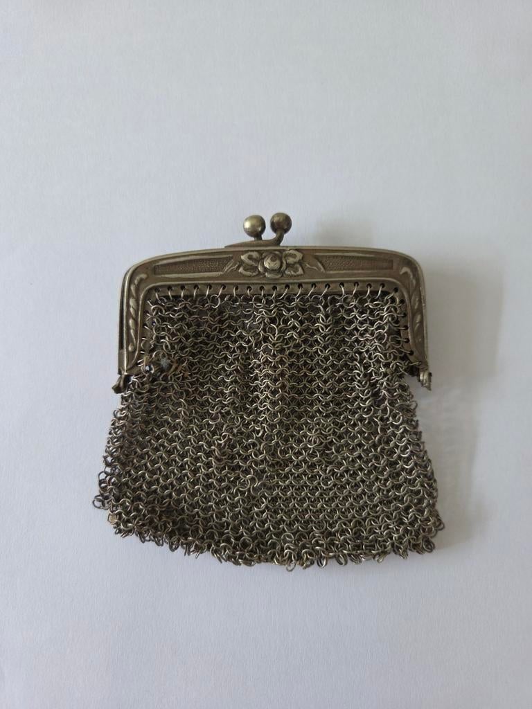 Antieke Chatelaine portemonnee, Ophalen of Verzenden