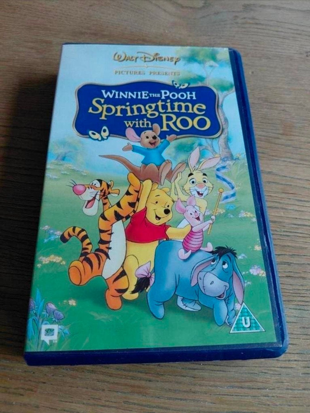 Disney Winnie Pooh. Springtime with Roo. Engelse band., Cd's en Dvd's, VHS | Kinderen en Jeugd, Tekenfilm, Alle leeftijden, Ophalen of Verzenden
