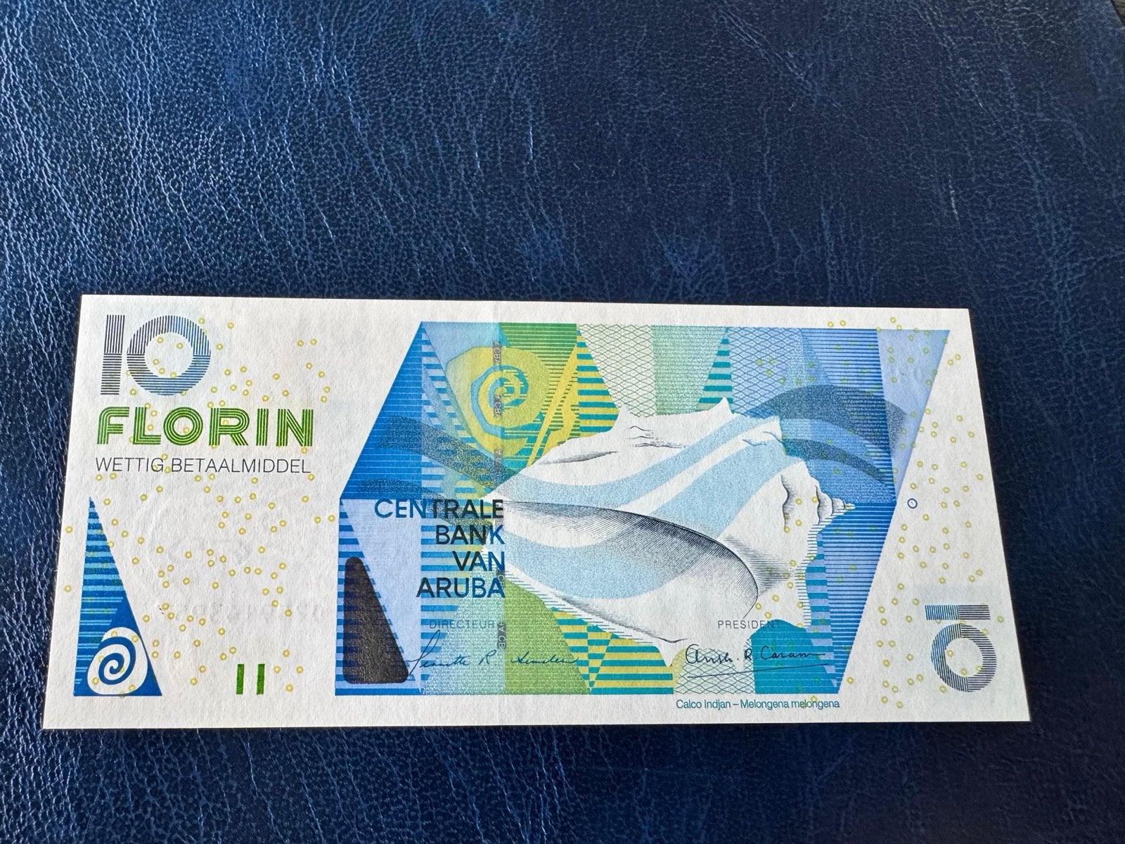 Aruba 10 Florin 2003 UNC, Ophalen of Verzenden, Zuid-Amerika, Los biljet