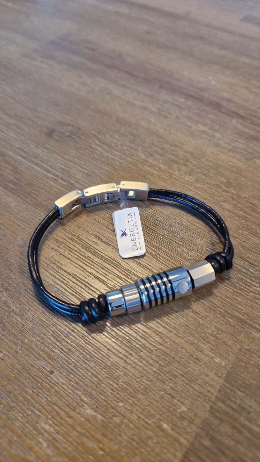 Mooie armband Energetix, Sieraden, Tassen en Uiterlijk, Armbanden, Ophalen of Verzenden, Nieuw, Zilver, Zilver