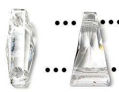 Swarovski 5181 Crystal 17 x 9mm Keystone Bead 4 Stuk, Ophalen of Verzenden, Nieuw, Kraal