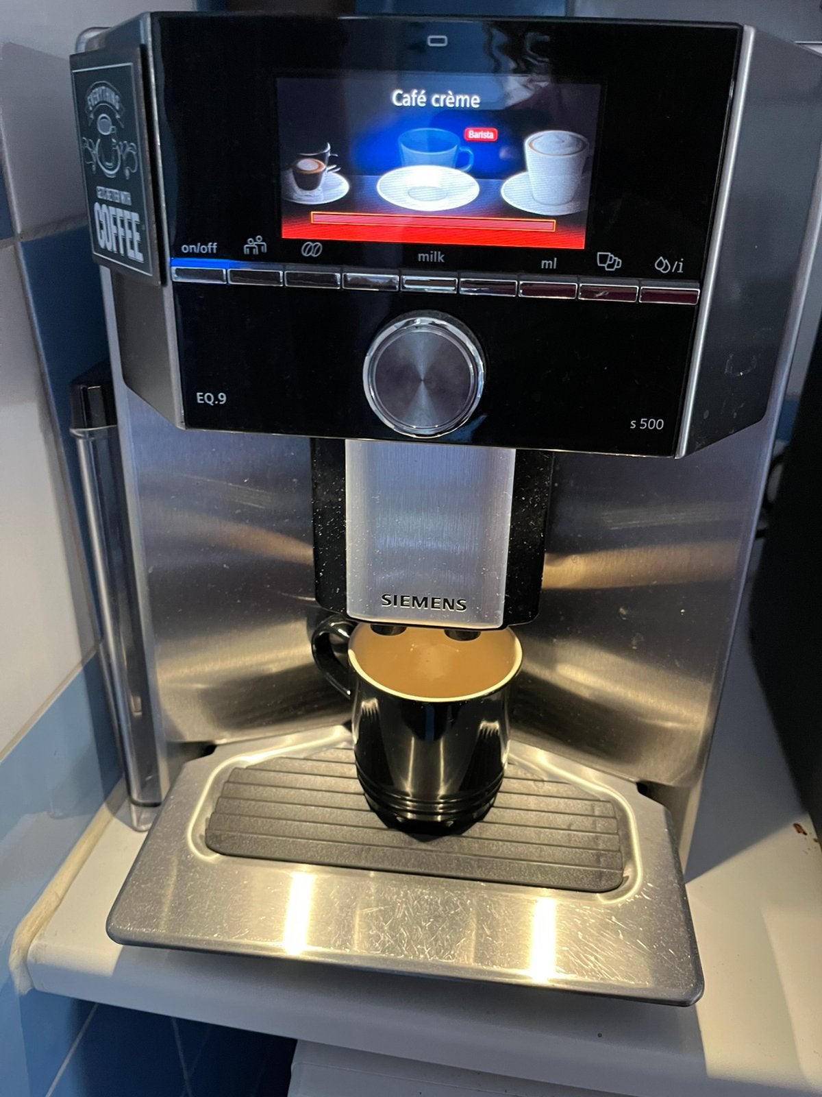 Koffiezetapparaat, 10 kopjes of meer, Ophalen, Zo goed als nieuw, Koffiemachine
