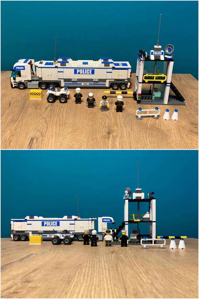 Lego City 7743 Police Command Center, Ophalen, Gebruikt
