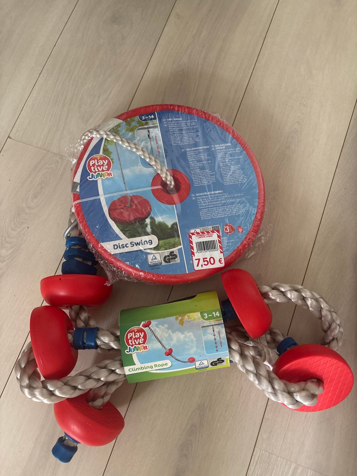 Playtive Junior Schommelschijf en Klimtouw (Nieuw), Ophalen of Verzenden, Nieuw
