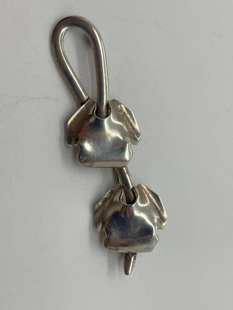 D900 Prachtige 830 zilveren broche, Ophalen of Verzenden, Zilver, Broche