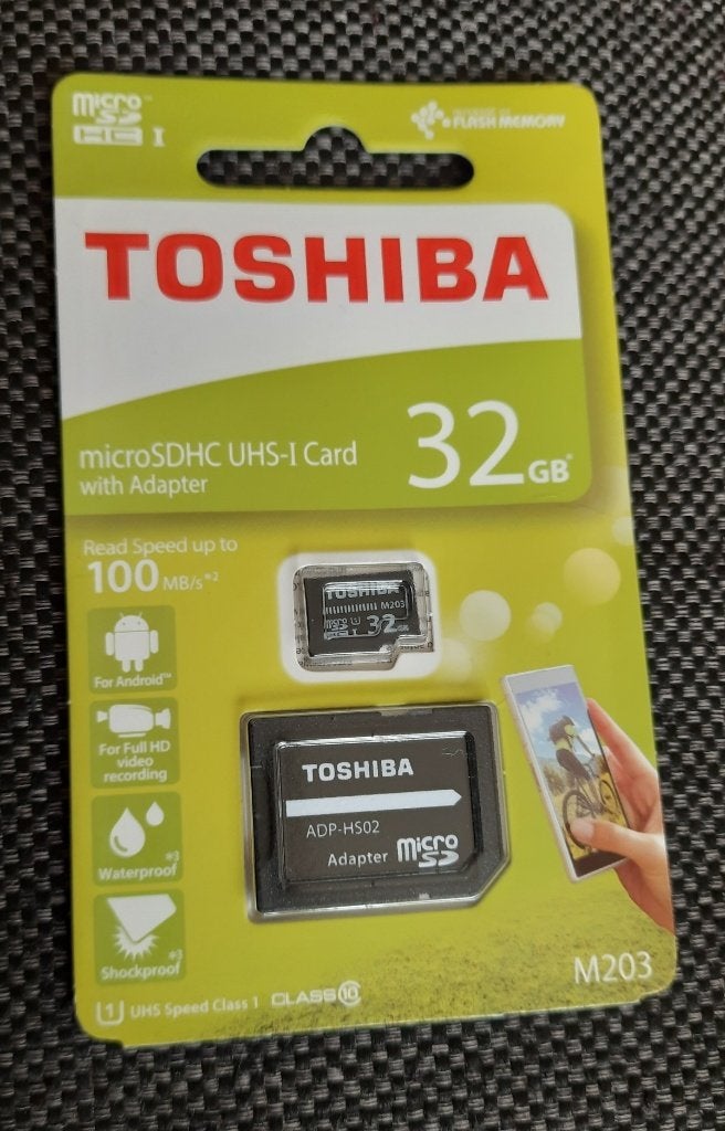 Micro SD geheugenkaart 32 GB Toshiba - nieuw, Ophalen of Verzenden, Nieuw, SD, 32 GB