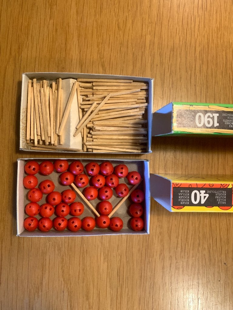 Vintage Play Sticks Constructiespeelgoed uit Zweden, Ophalen of Verzenden, Zo goed als nieuw