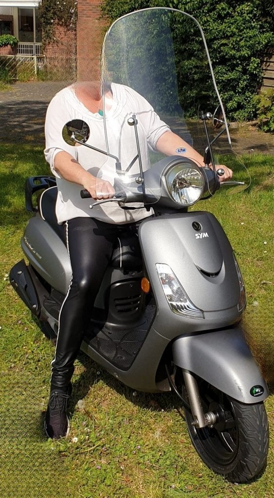 Sym scooter met nieuwe accu, remklauw en voorband, Ophalen, Gebruikt, Overige typen, Sym