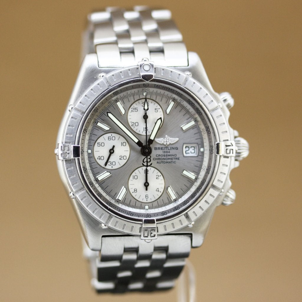 Breitling Crosswind Racing A13355, Staal, Gebruikt, Staal, Breitling