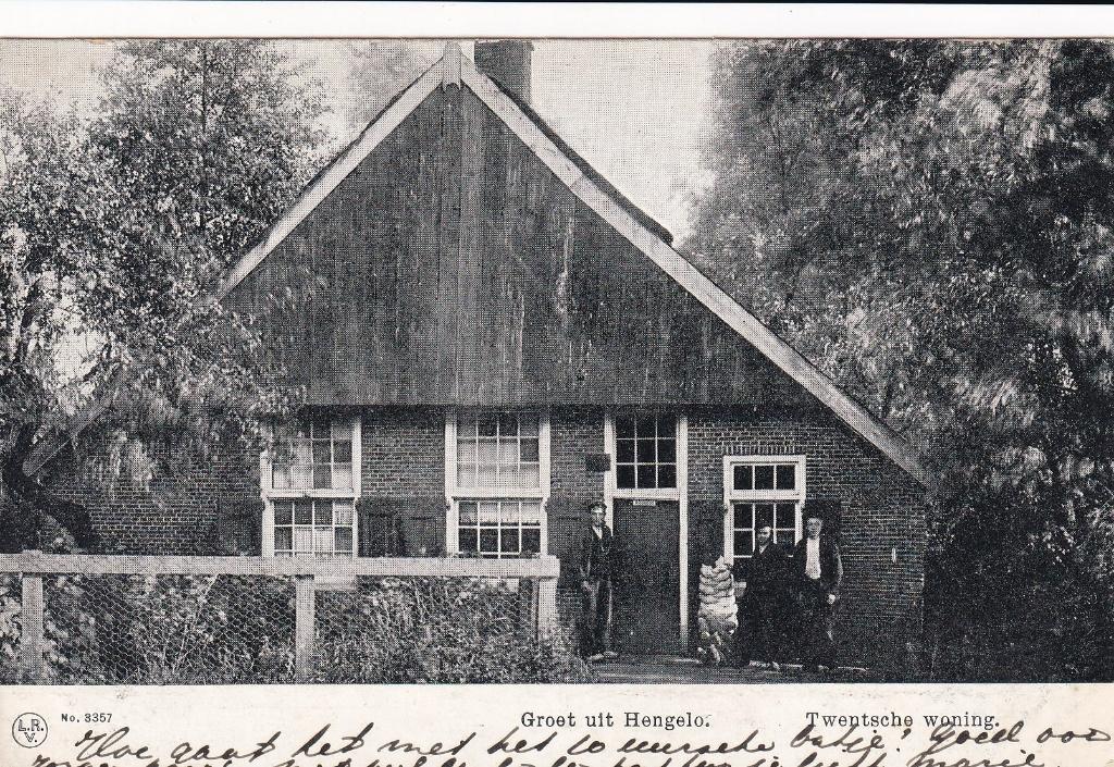 Hengelo, 1907., Verzamelen, Ansichtkaarten | Nederland, Verzenden, Voor 1920, Gelopen, Overijssel