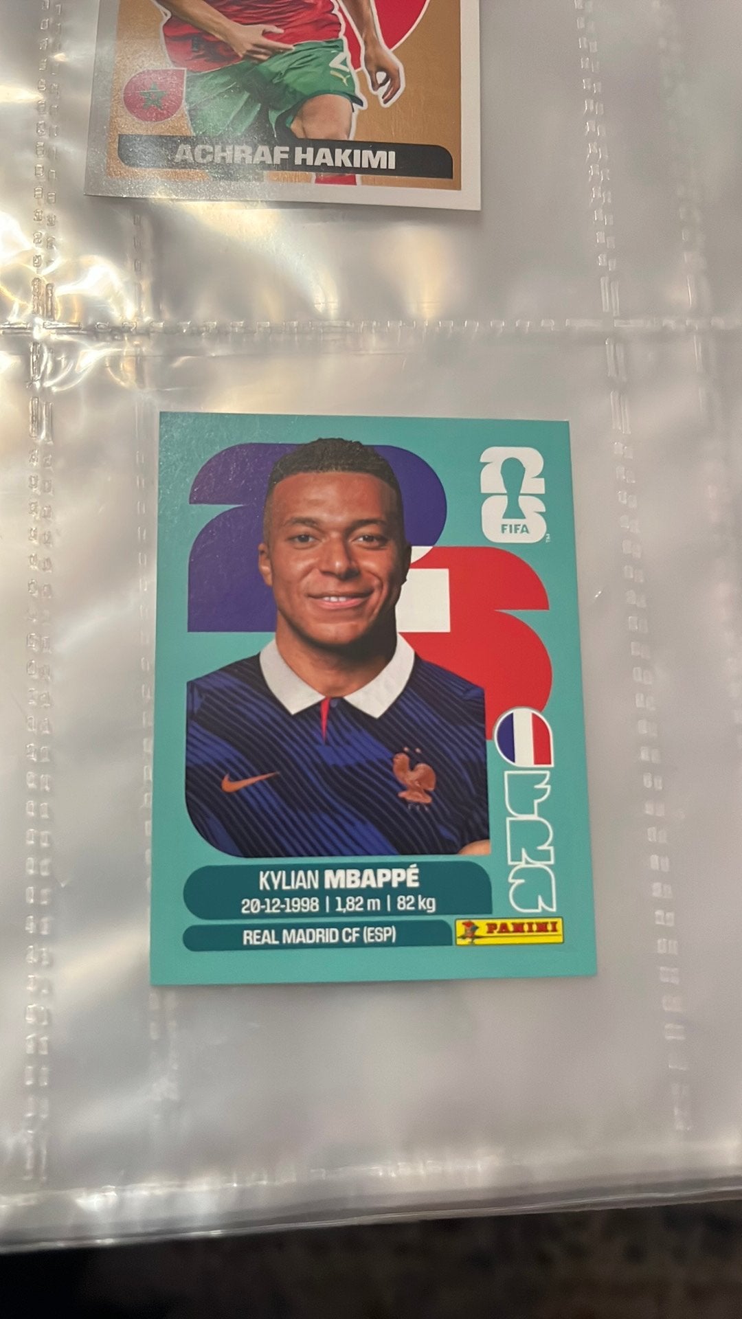 Panini WC 2026 sticker Kylian Mbappe, Ophalen, Zo goed als nieuw, Sticker