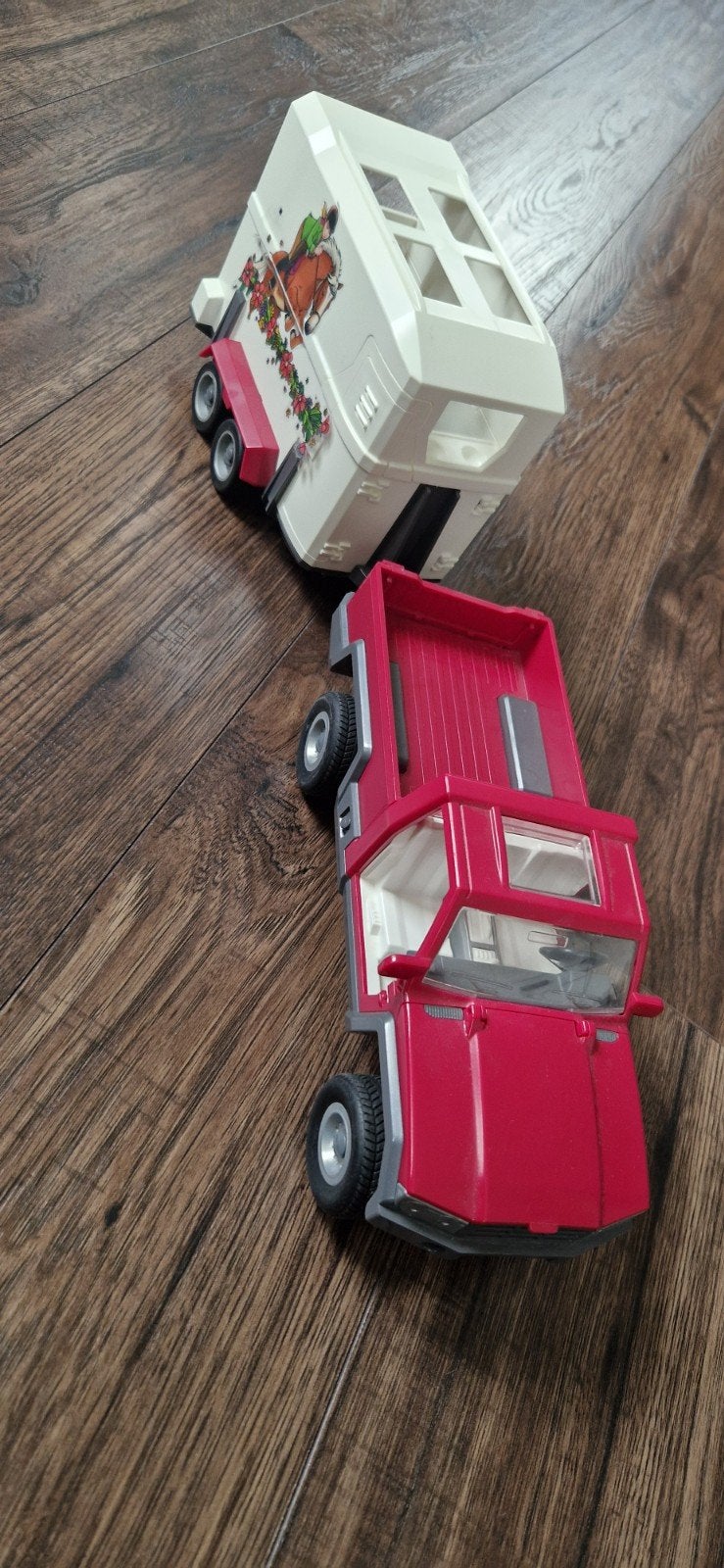 Schleich Pick-up met paardentrailer, Ophalen, Gebruikt
