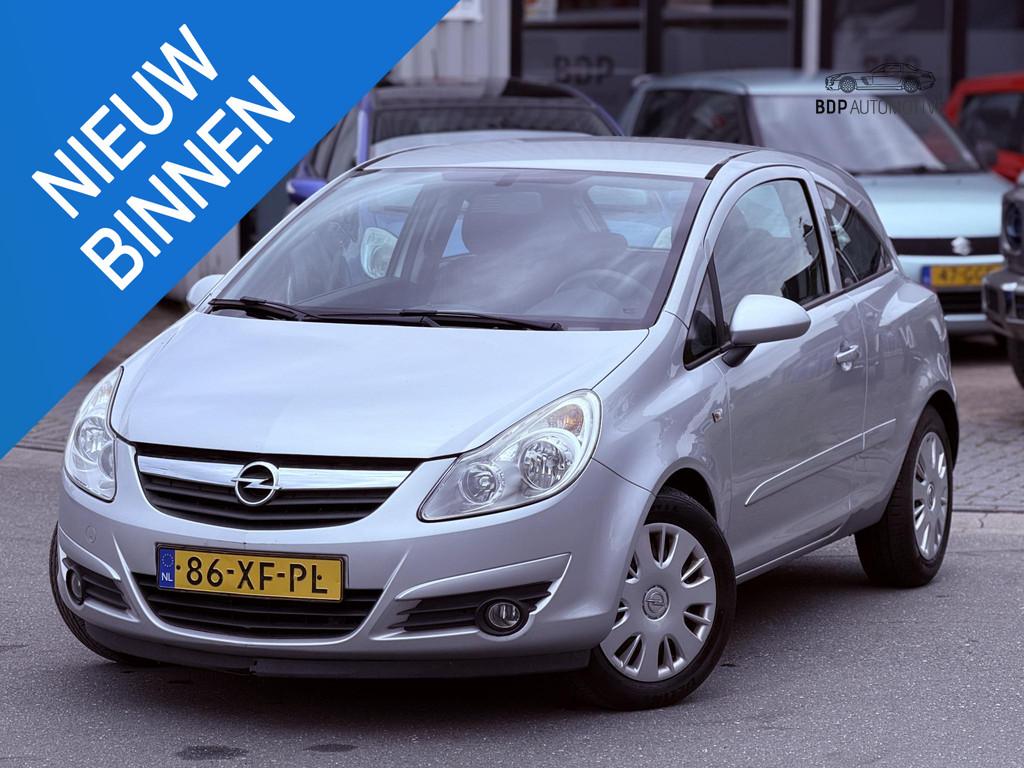 Opel Corsa 1.4-16V Enjoy, Auto's, Voorwielaandrijving, Stof, Gebruikt, 4 cilinders