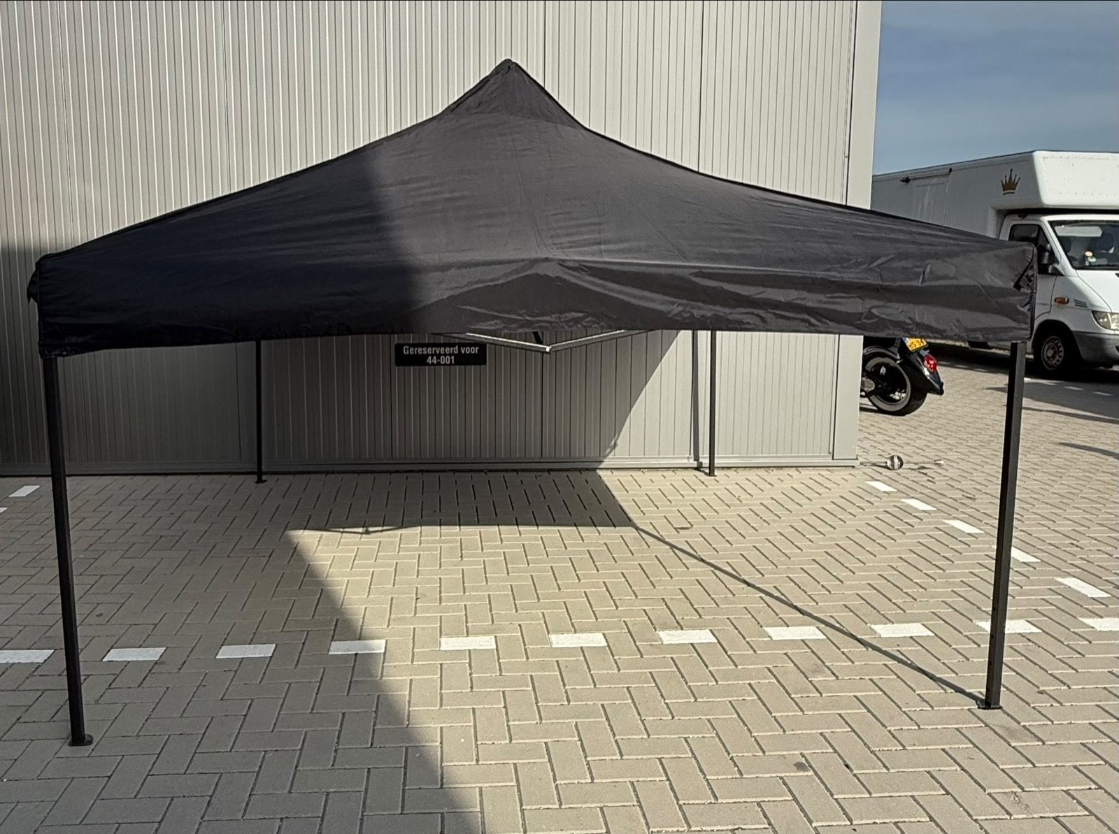 Partytent 3x3 meter compleet met zijwanden, Opvouwbaar, Partytent, Minder dan 4 meter, Zo goed als nieuw
