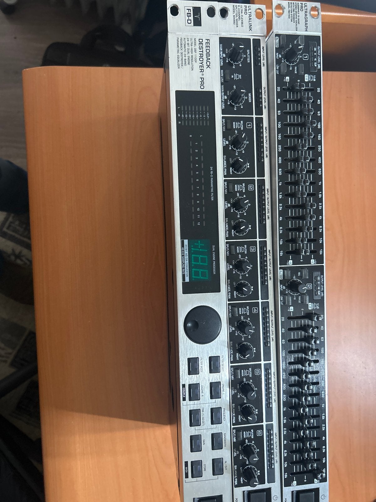 Behringer Ultragraph Pro, Ultralink Pro, Feedback Destroyer, Muziek en Instrumenten, Ophalen, Gebruikt, 10 tot 20 kanalen
