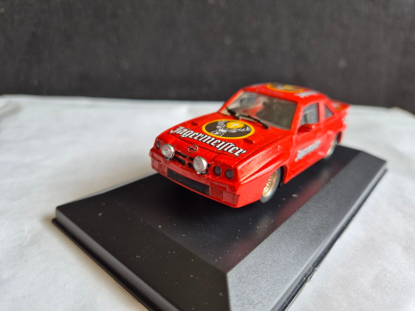 Uniek Opel Manta B 400 JAGERMEISTER model 1/43 (Vitesse), Ophalen of Verzenden, Auto, Overige merken