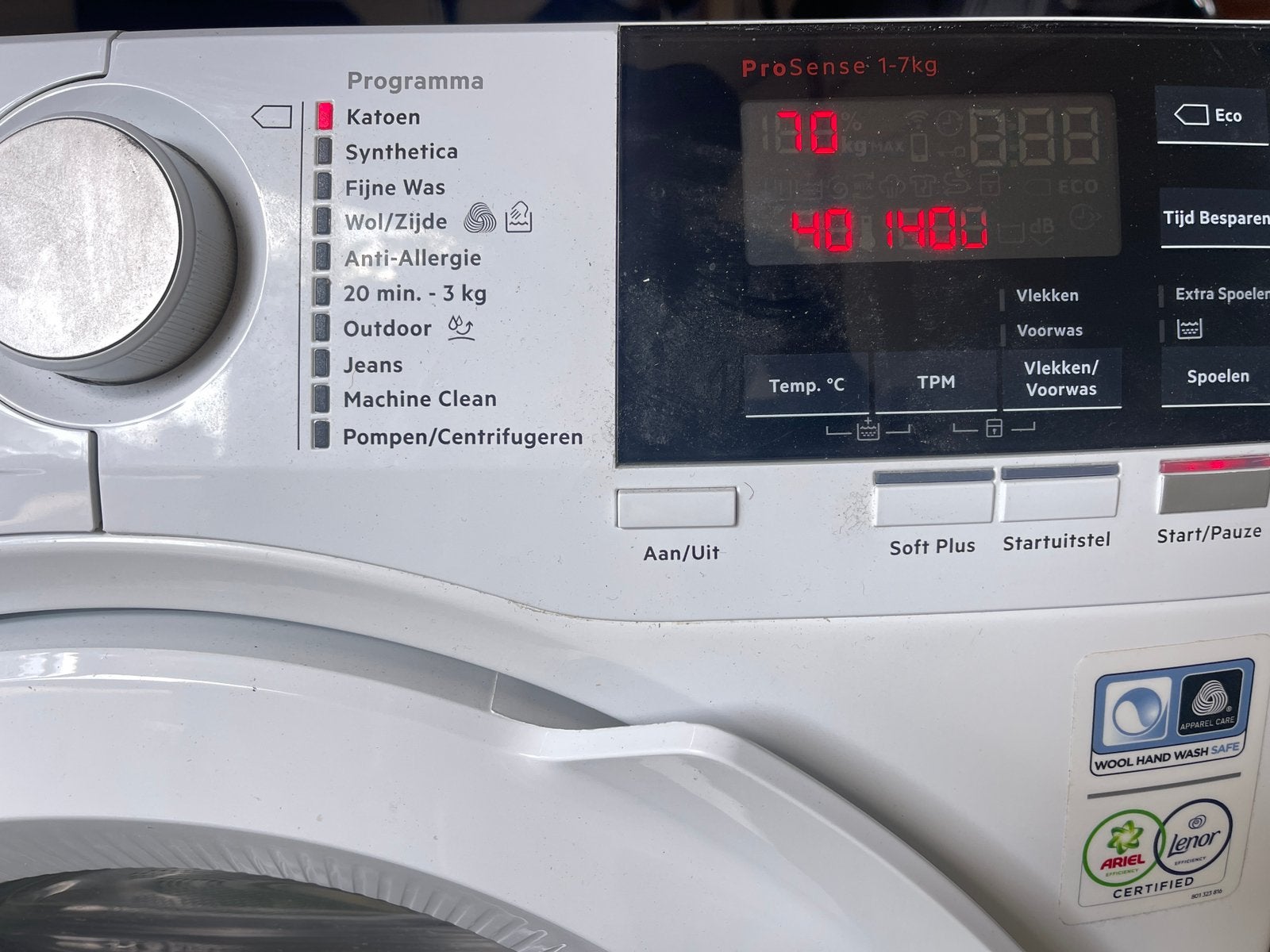 AEG Lavamat 1400 toeren WASMACHINE, 6 tot 8 kg, Ophalen, Nieuw, 85 tot 90 cm