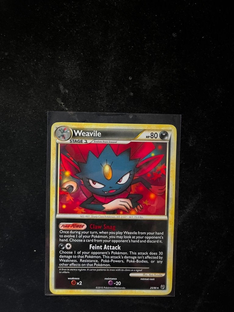 Weavile 25/90 - Pokemon Kaart, Ophalen of Verzenden, Zo goed als nieuw