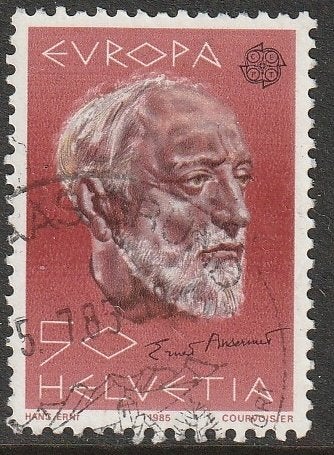 Zwitserland 1985 1294 Europa 50c, Gest, Ophalen of Verzenden, Gestempeld