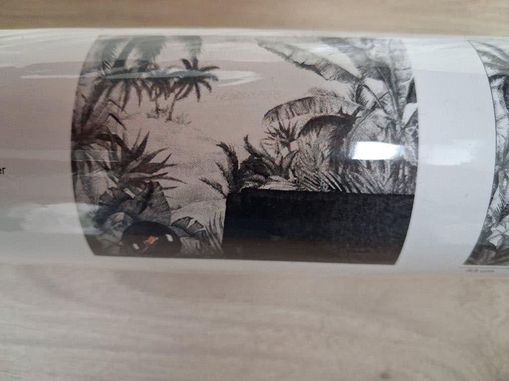 Foto behang palm zwart/wit, Huis en Inrichting, Stoffering | Behang, Overige merken, Ophalen of Verzenden, Fotobehang, 5 tot 10 m²